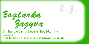 boglarka zagyva business card